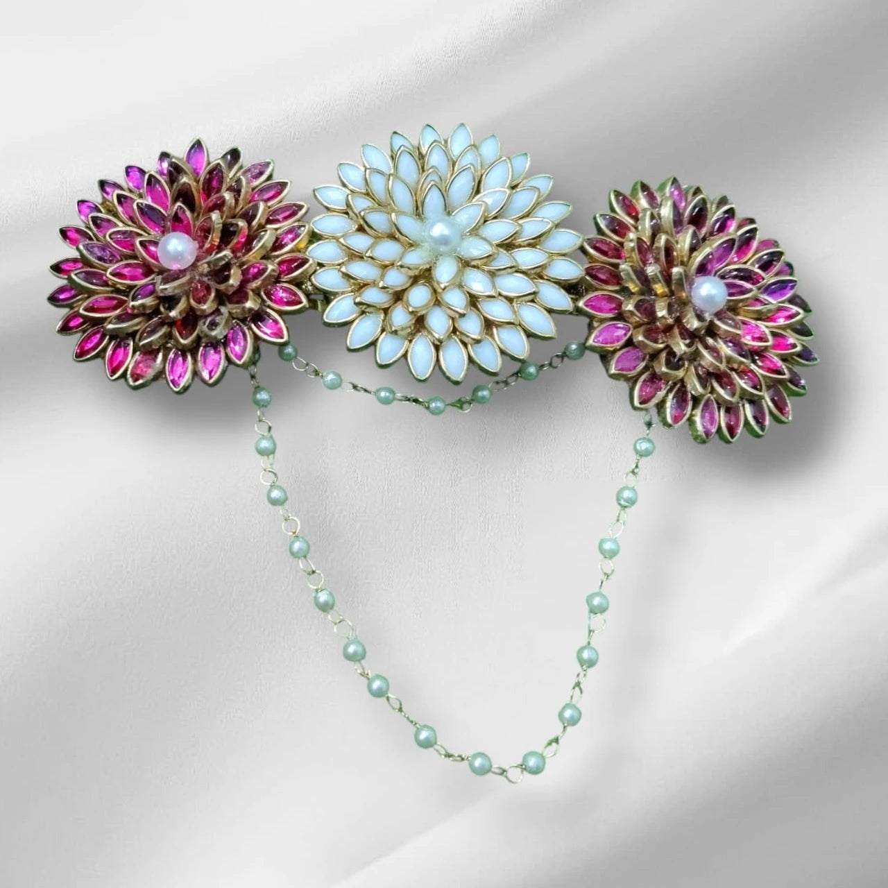 Floral hair accessories