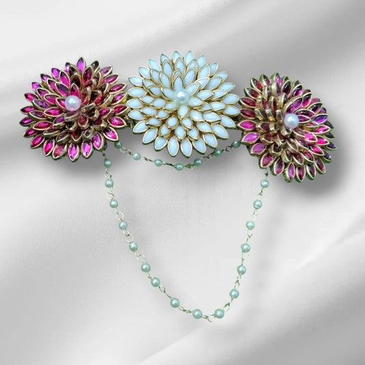 Floral hair accessories